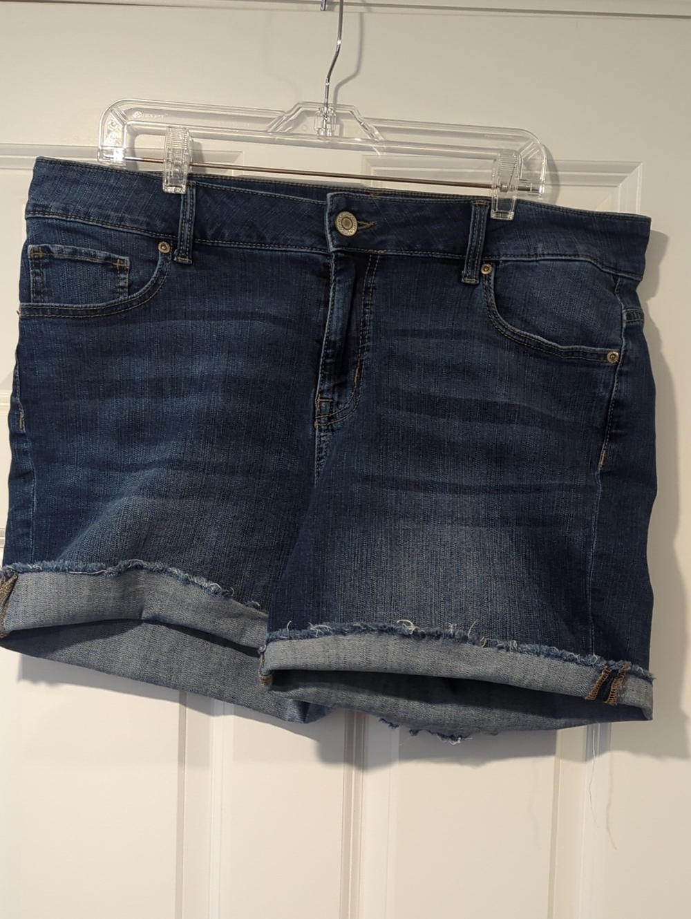Maurices Dark Blue Denim Mid-Rise Jeans